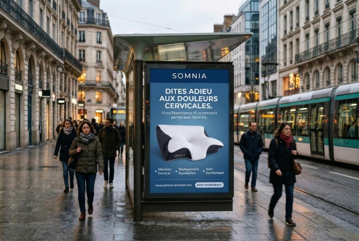 SOMNIA™ – L'OREILLER QUI OFFRE UN SOMMEIL RÉPARATEUR