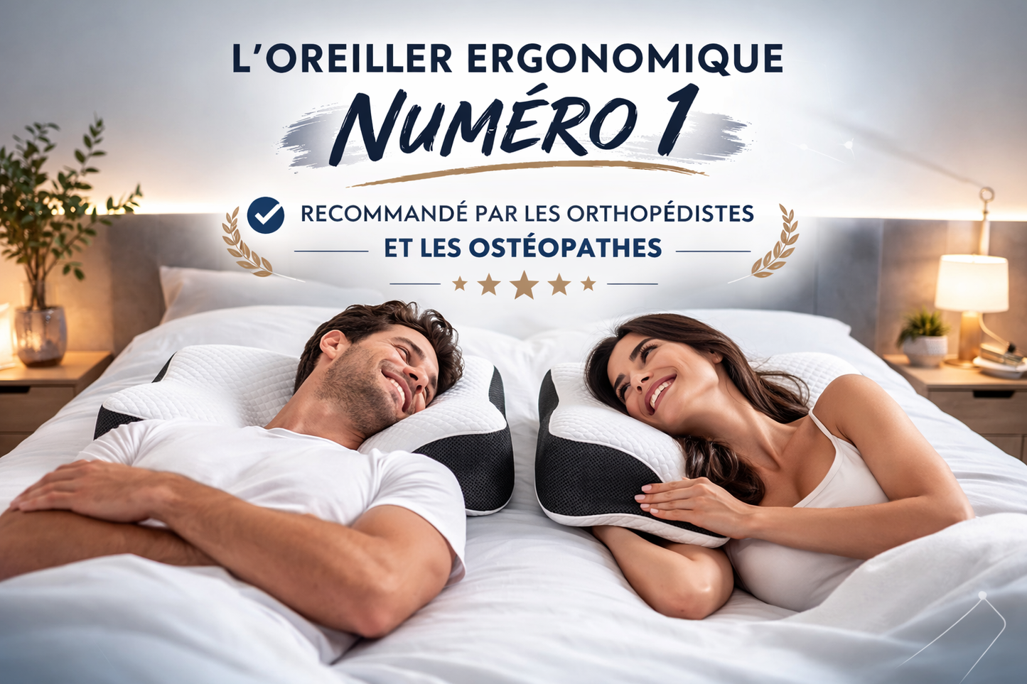 SOMNIA™ – L'OREILLER QUI OFFRE UN SOMMEIL RÉPARATEUR